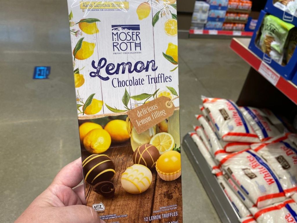 box of lemon truffles