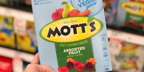 Mott’s Assorted Fruit Snacks 40-Pack Only $5 on Amazon | Just 13¢ Per Pouch