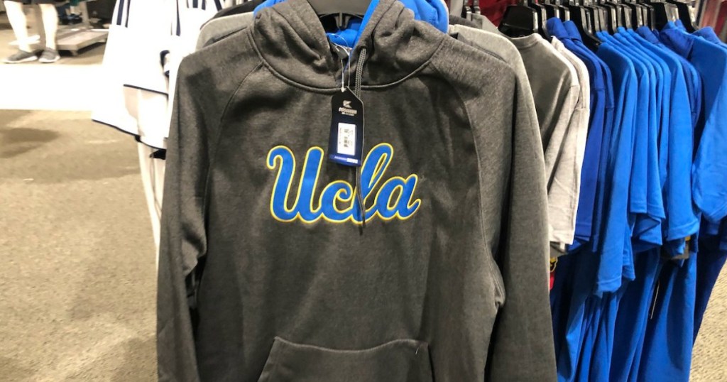 Ucla hoodie on a hanger