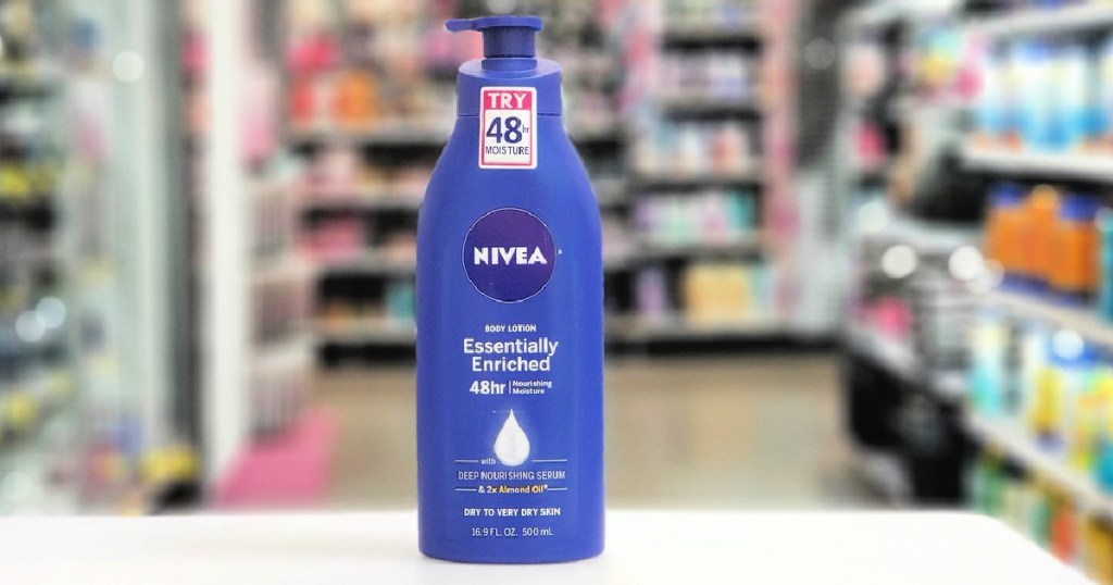 NIVEA Essentially Enriched Body Lotion 16.9 oz Pump Bottle