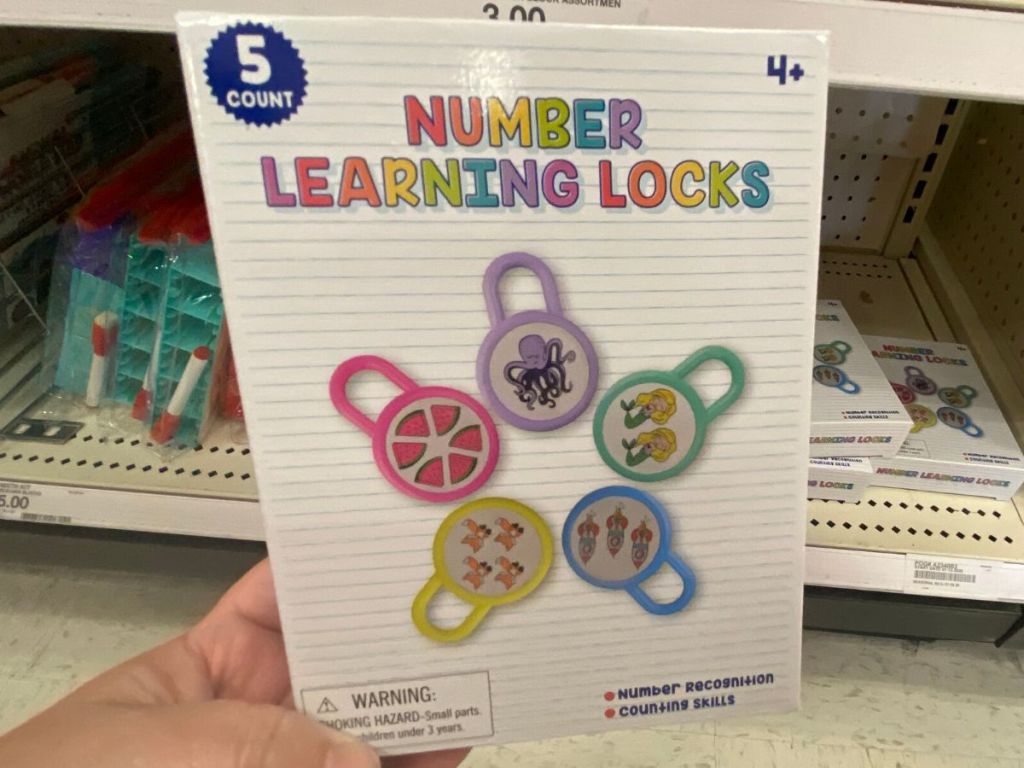 number learning locks 