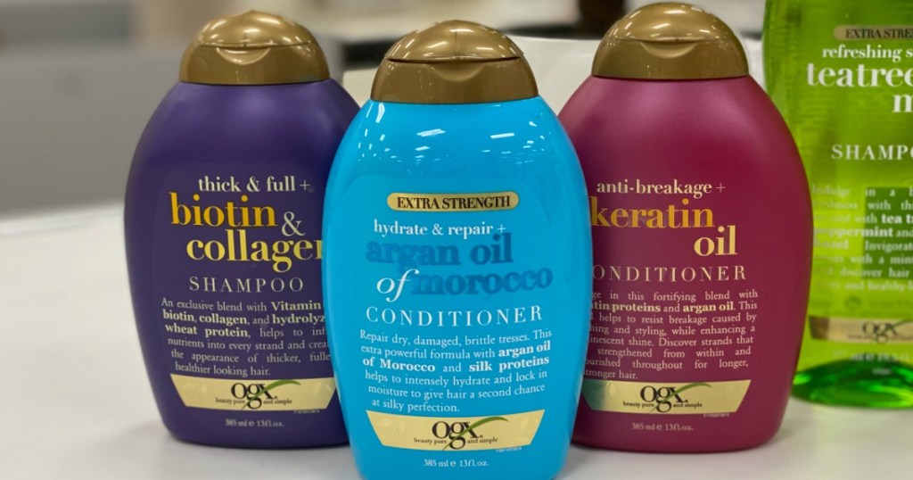 OGX shampoo and conditioner