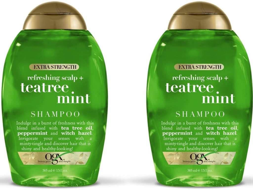 two bottles of shampoo