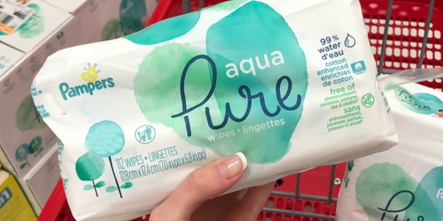 Pampers Aqua Pure Sensitive Baby Wipes 672-Count Just $15 on Amazon