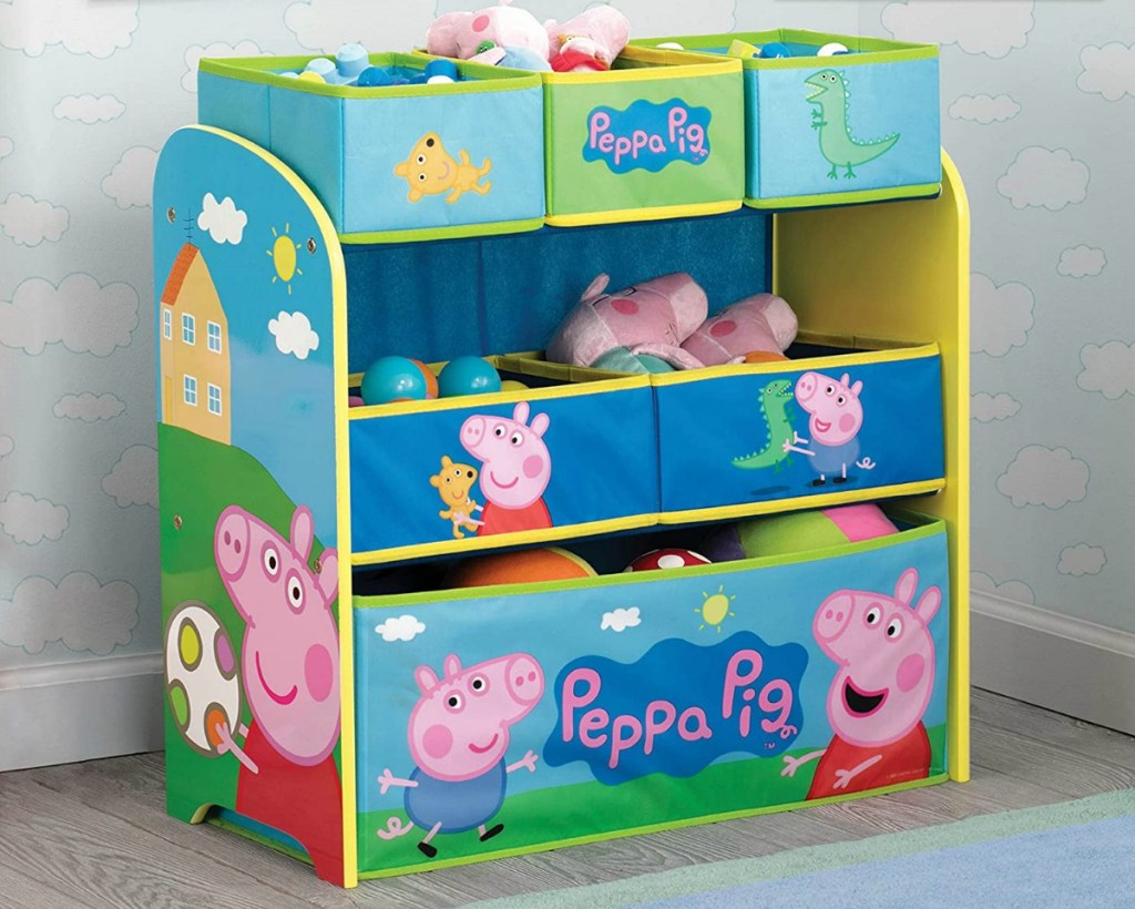 Peppa Pig themed toy organizer