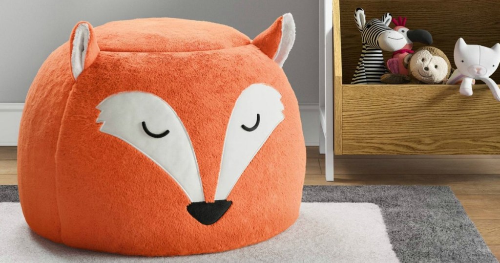 Pillowfort Fox pouf