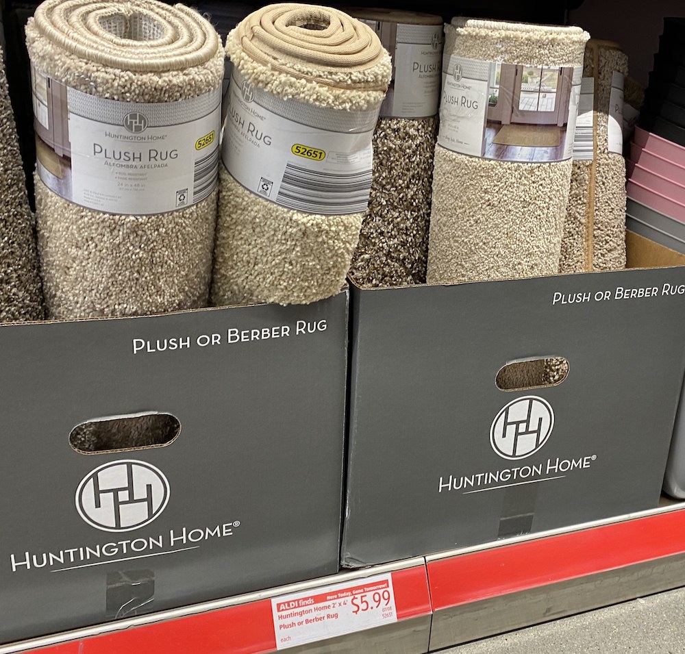 Huntington Home 5'x7' Area Rugs Only 19.99 at ALDI