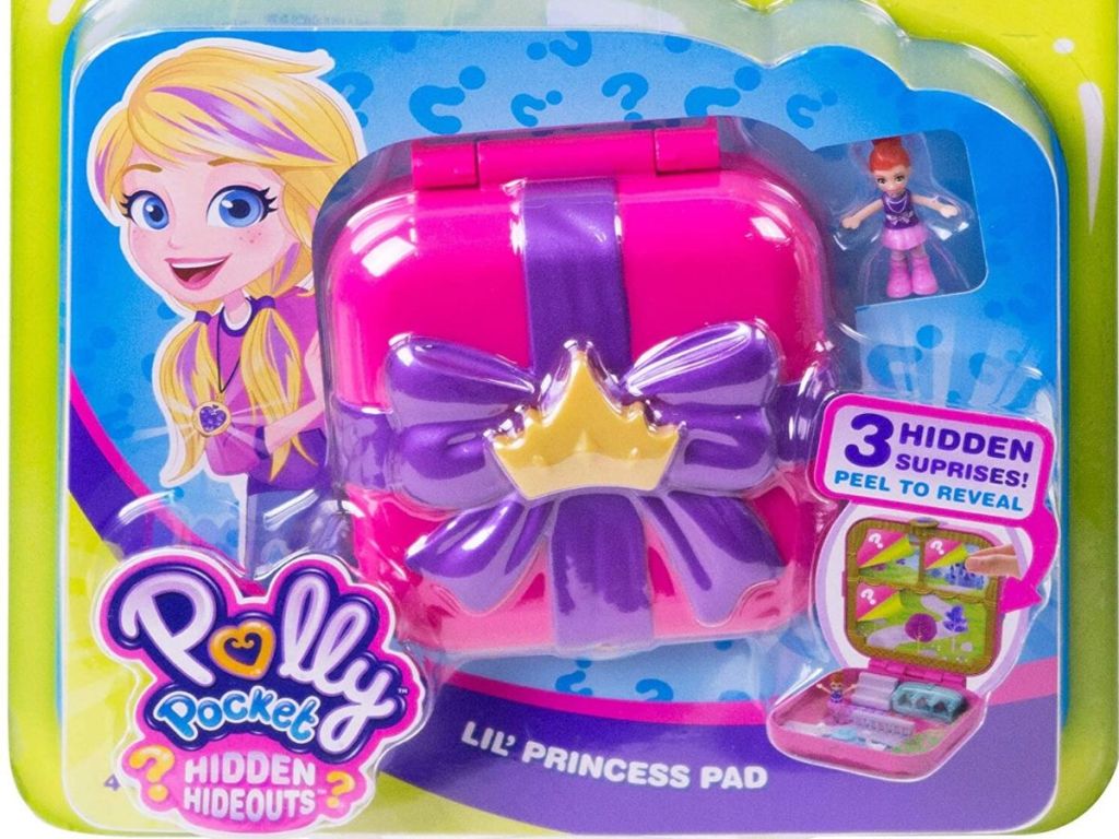 polly pocket compact playset toy in packaging