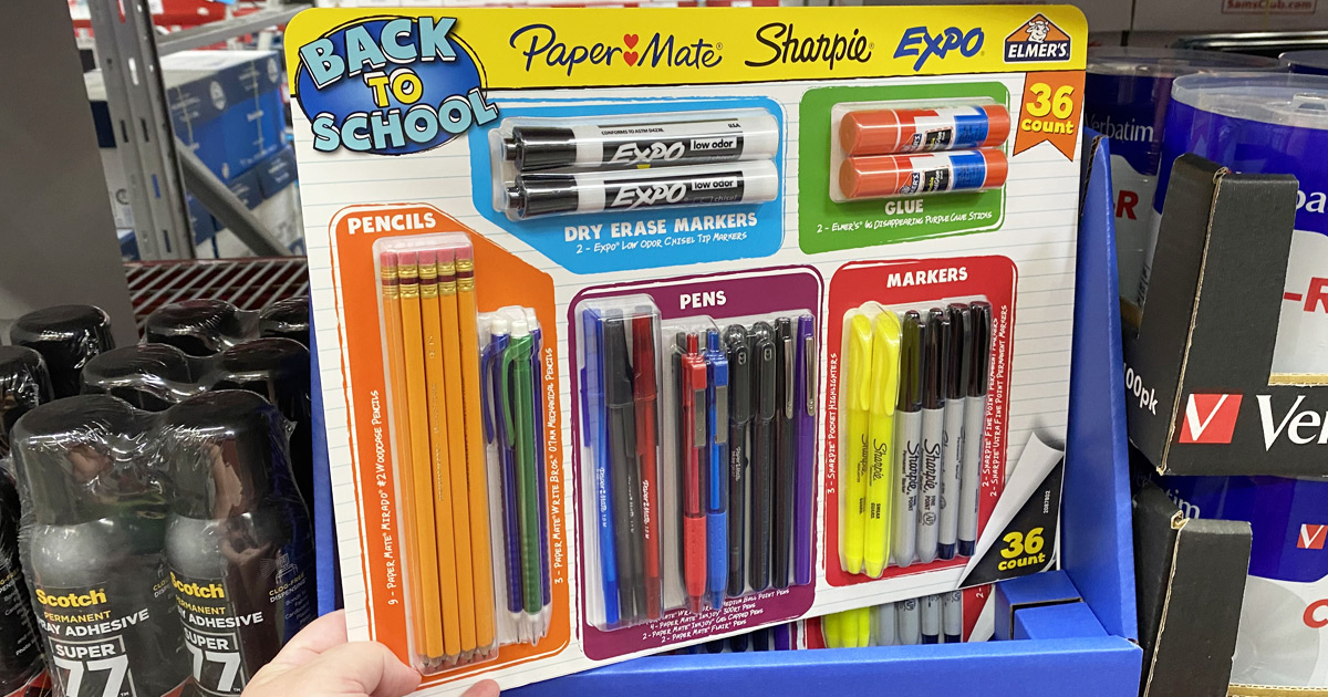 36-Piece Back-to-School Kit Just $ at Sam's Club