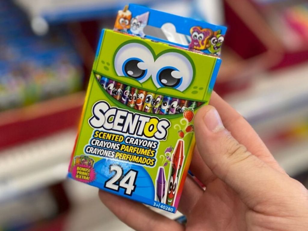 box of scented crayons 24-pack