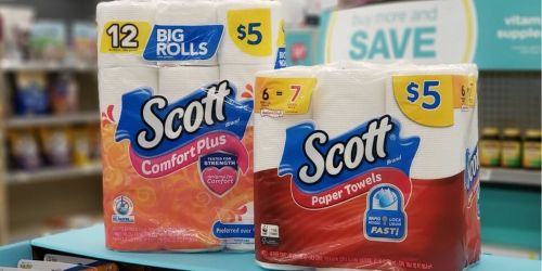 Scott Paper Towels 6-Pack Only $3.75 at Walgreens (Regularly $5)