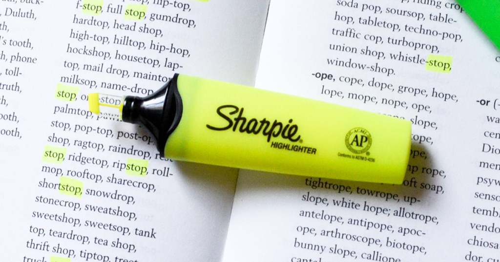 Sharpie Clear View Highlighter 12Pack Just 6.29 on Amazon Only 52¢ Each