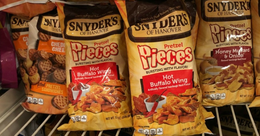 SIX Bags of Snyder’s Pretzels Pieces Only $10 Shipped on Amazon