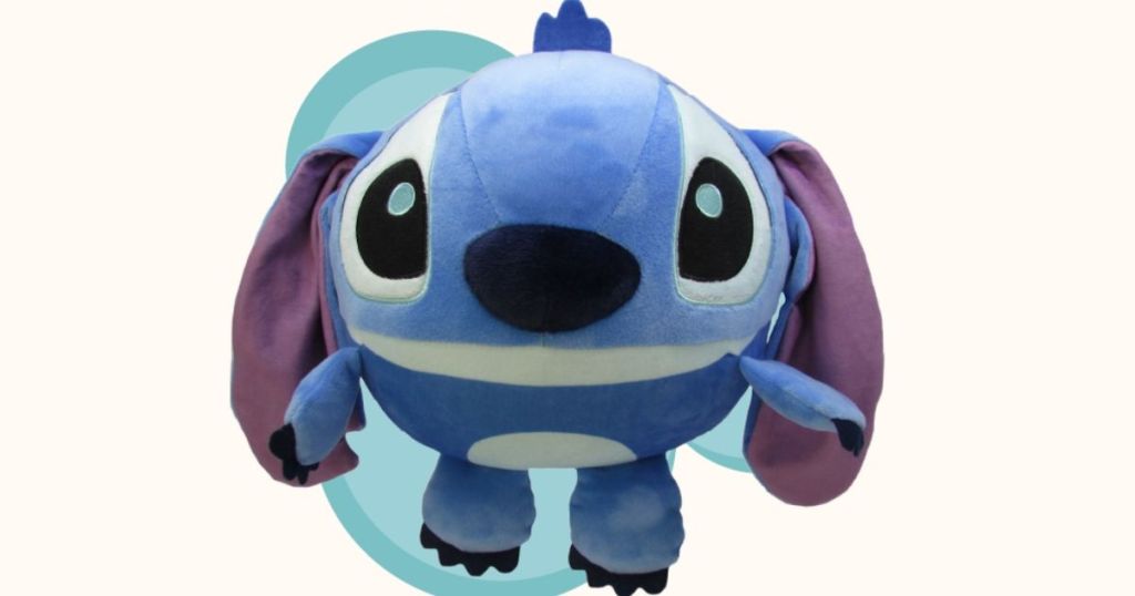 round stuffed animal of stitch from lilo and stitch