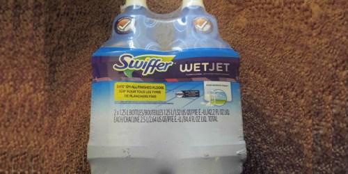 Swiffer Wetjet Cleaning Solution Refill 2-Pack Only $6.99 on Amazon | Just $3.49 Per Bottle