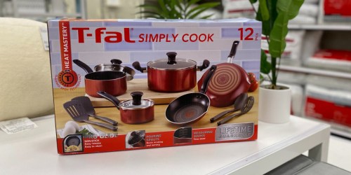 T-Fal Cookware 12-Piece Sets Just $39.99 Shipped on Target.com (Regularly $60)