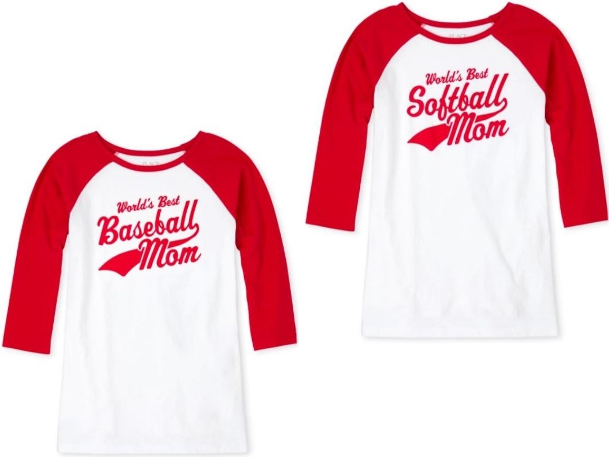baseball and softball mom shirts