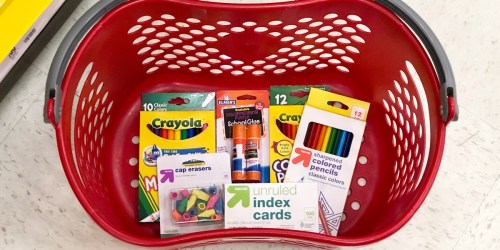 Best School Supply Deals at Target | 50¢ Crayola Crayons, Elmer’s Glue, & More