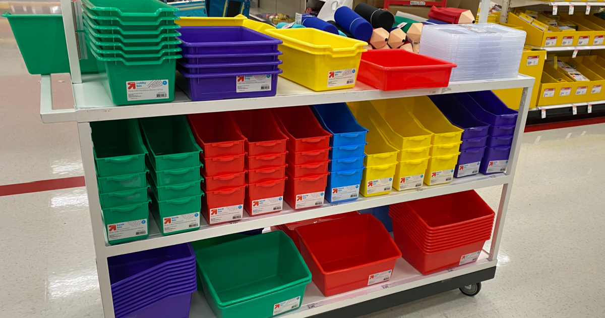 50% Off Storage Bins, Teacher Supplies & More on Target.com