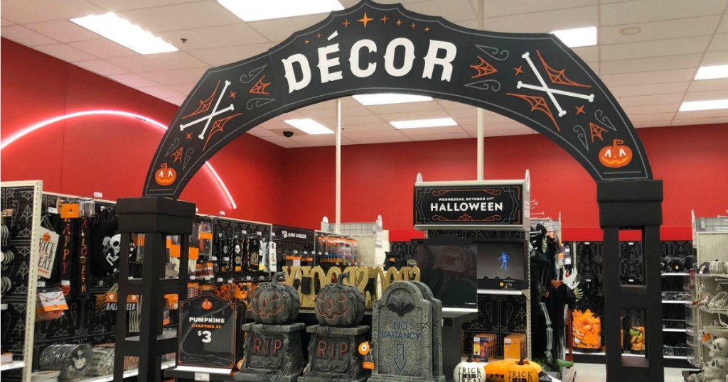 Target Halloween aisle