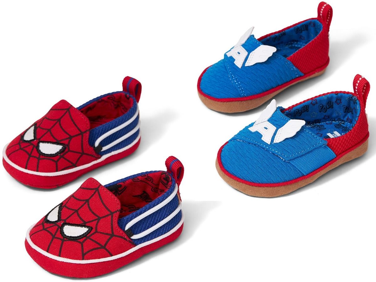 marvel baby shoes