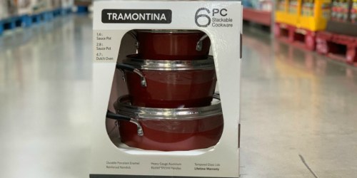 Tramontina 6-Piece Stackable Cookware Set Only $29.98 at Sam’s Club