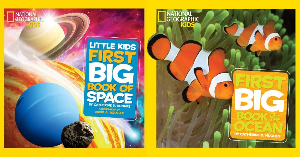 national geographic little kids book space and ocean 