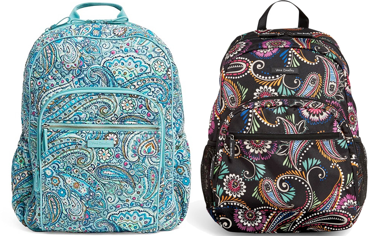 light blue vera bradley backpack