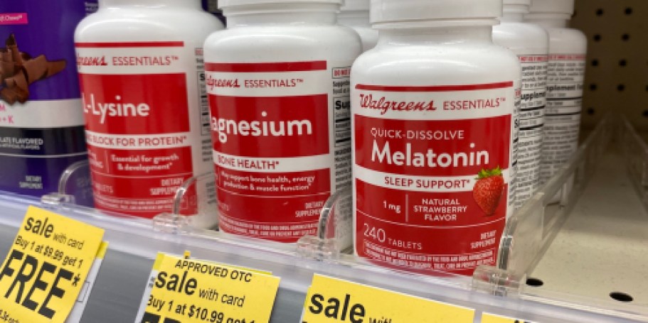 Vitamins & Supplements from 79¢ Each After Walgreens Rewards