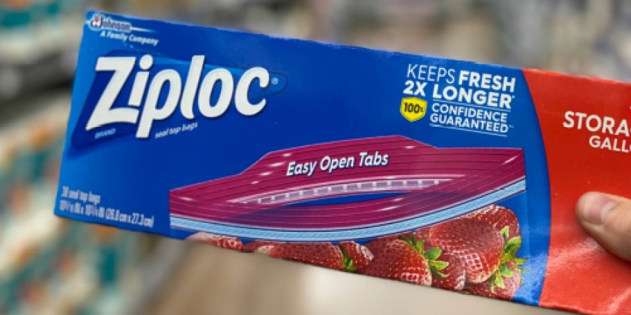 Ziploc Gallon Bags 120-Count Only $10.56 Shipped on Amazon (Reg. $22)