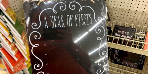 Chalkboard Signs Just $1 at Dollar Tree | Baby’s 1st Year, Engagements and More