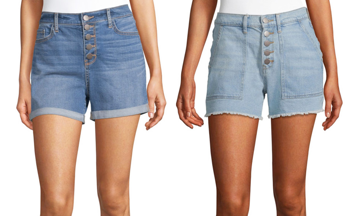 jcpenney womens jean shorts