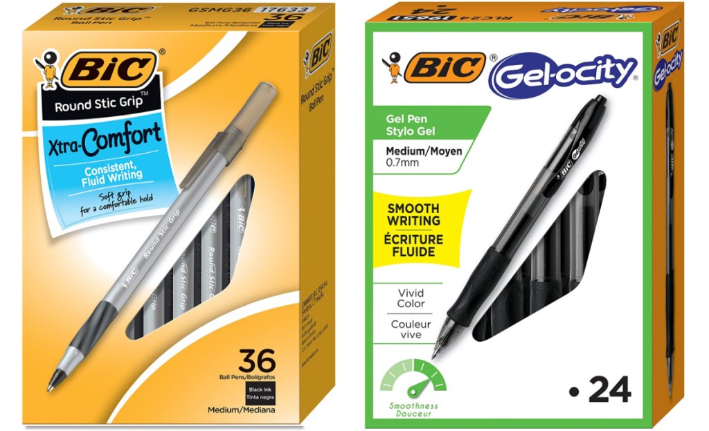 bic pens in value packs