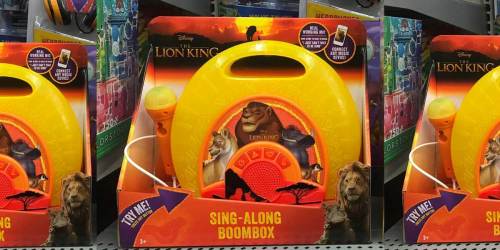 Disney The Lion King Sing-Along Boombox Only $9.88 on Amazon (Regularly $30)