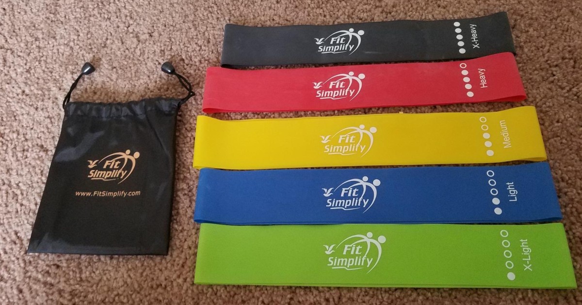 exercise bands with storage bag