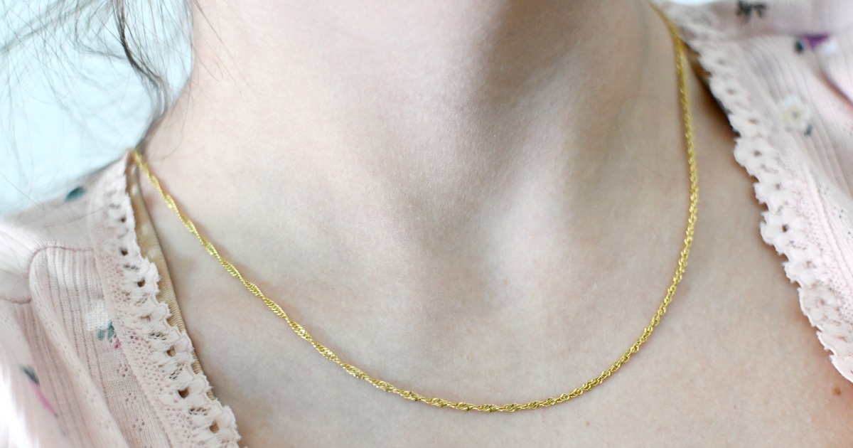 gold chain necklace from roma jewelry