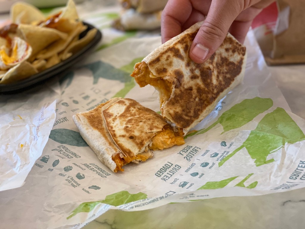 Dollar menu from on sale taco bell