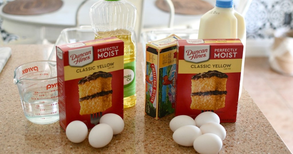 ingredients to enhance a boxed cake mix