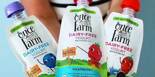 2 FREE Once Upon a Farm Dairy-Free Yogurt Pouches After Cash Back at Target
