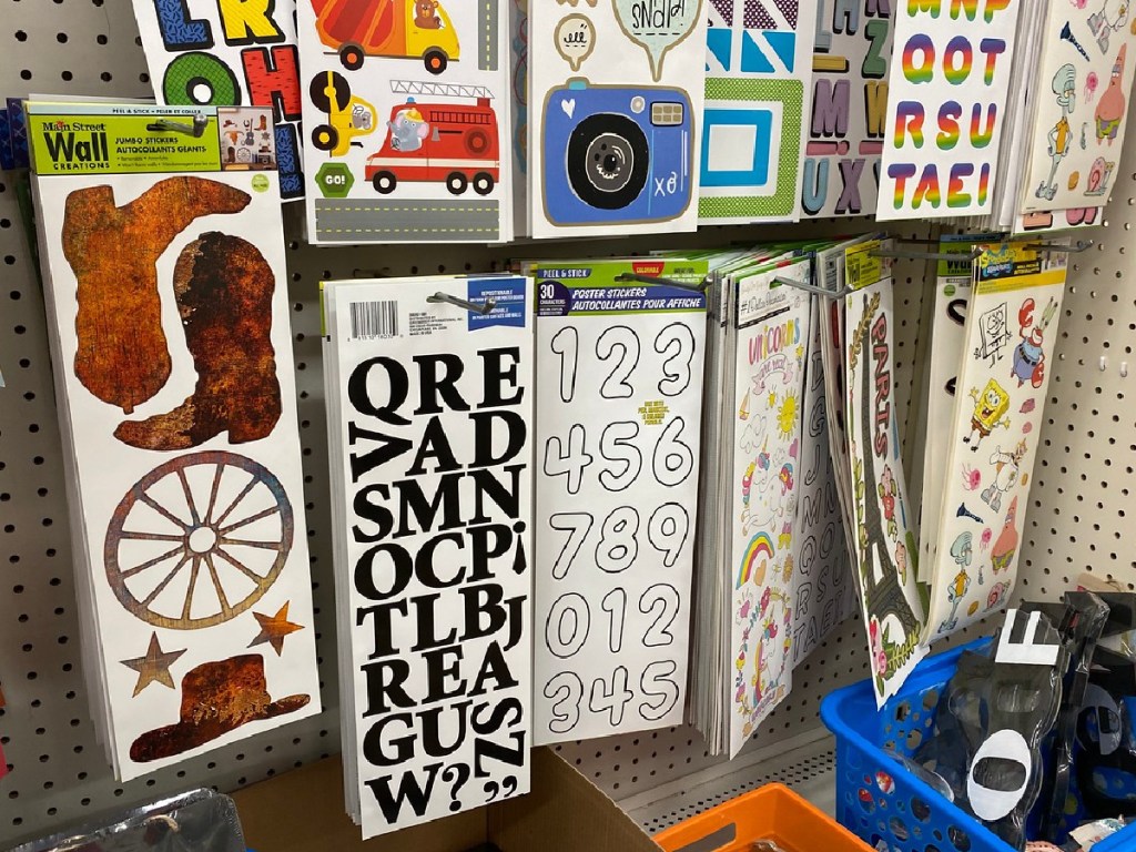Decorative Wall Decals Only 1 at Dollar Tree • Hip2Save