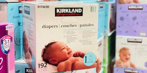 Get $9.50 Off Instant Savings on Kirkland Diapers Club-Size Boxes on Costco.com