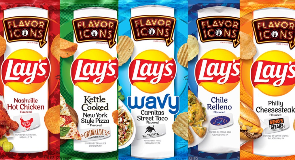 lays flavor icons