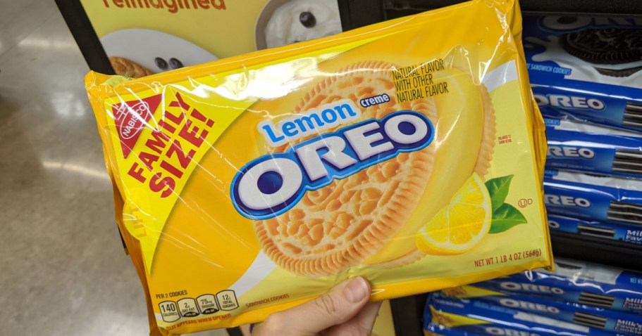 OREO Lemon Creme Family Size Pack Only $4 Shipped on Amazon
