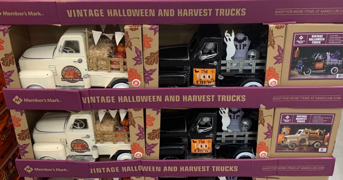Vintage Harvest & Halloween Light Up Trucks Just 34.98 at Sam's Club