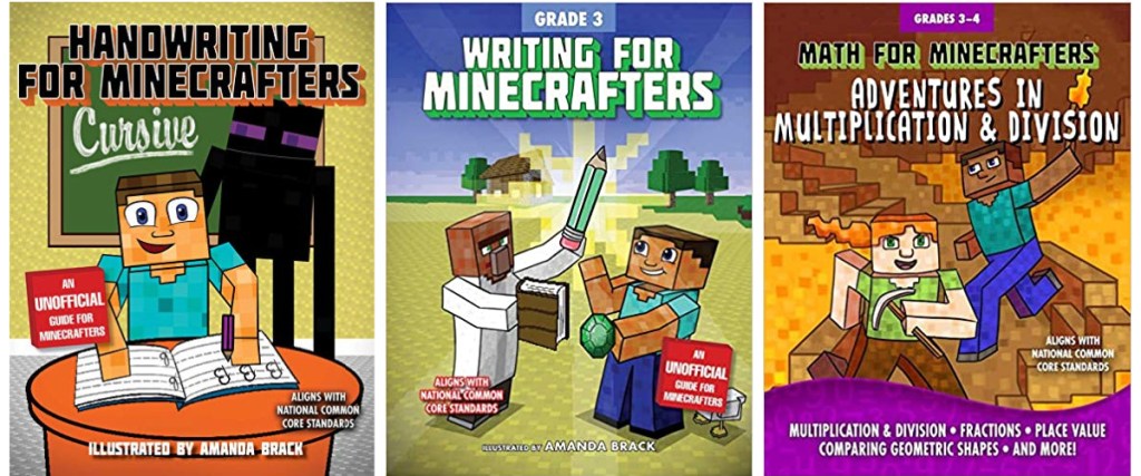 minecraft workbooks