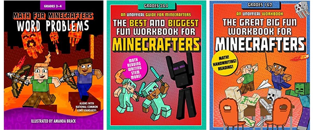 minecraft workbooks