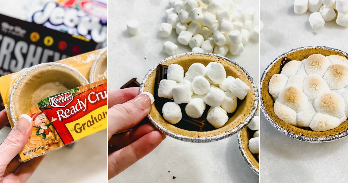 Easy Mini S'mores Pies — Viral Recipe Hack | Hip2Save