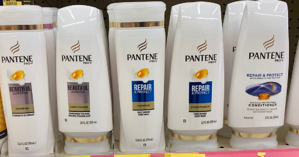 pantene shampoo and conditioner