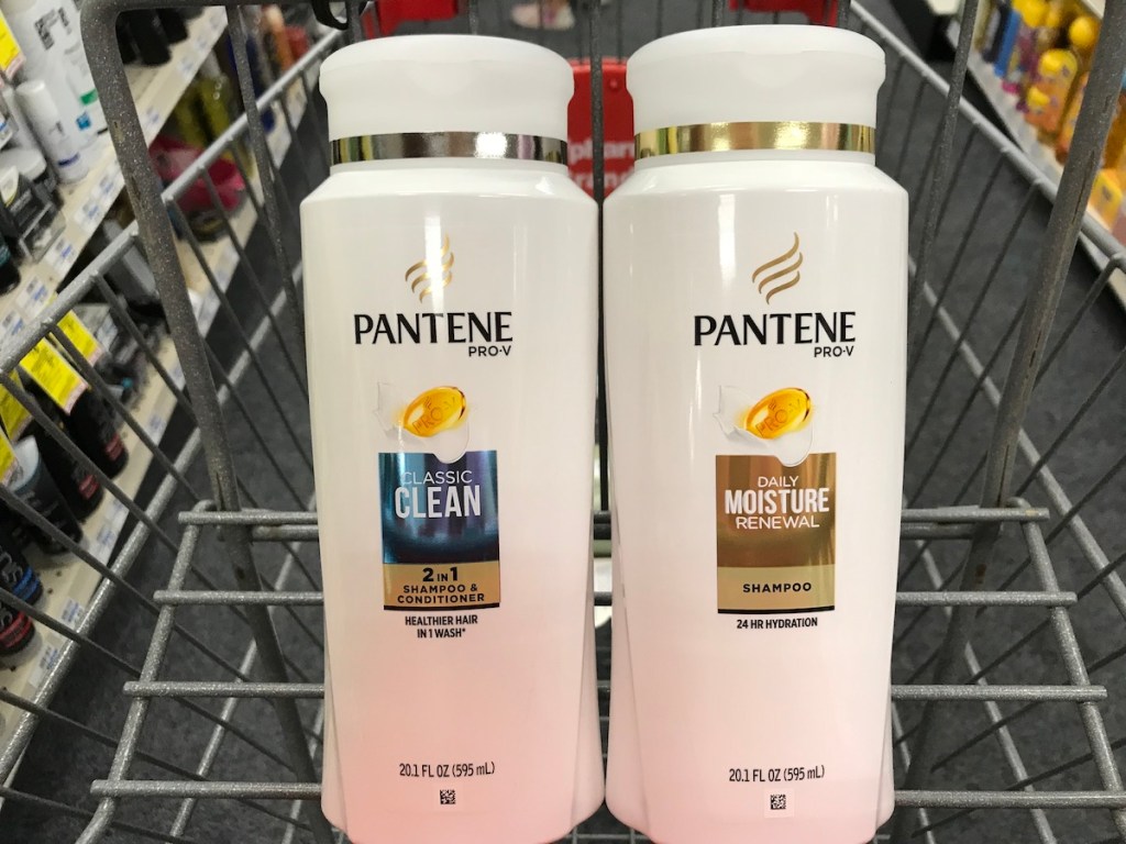 pantene shampoo and conditioner in cvs cart