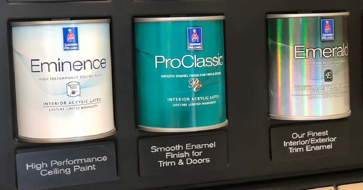 30 Off Sherwin Williams Paint + 10 Off 50 Purchase Coupon